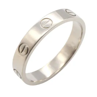 Cartier Silver White Gold (18K) Band Ring (Pre-Owned)