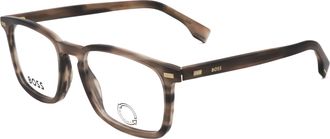 HUGO BOSS Mens 53 mm Brown Opticals