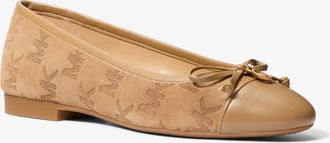 Michael Kors Piper Flex Logo Stitched Suede