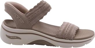Skechers Aqua Sandaal voor zomerdagen - Dames - Sleehakken - Beige - 41 EU - Schoenen