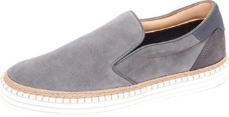 Hogan R260 Espadrilles Sneaker - Heren - Sneakers - Grijs - 40 EU - Leer - Schoenen