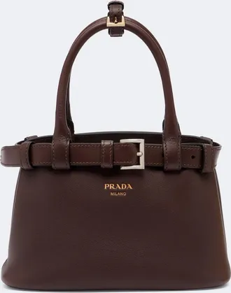 Prada Borsa Prada Buckle Small in pelle