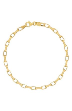 Bony Levy Mens 14K Gold Chain Link Bracelet in 14K Yellow Gold at Nordstrom, Size 8