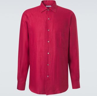 Loro Piana Andr&eacute; linen shirt