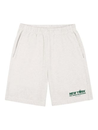 Sporty & Rich elasticated printed track shorts - Grey