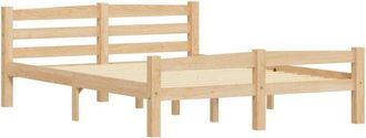 vidaXL Estructura de cama sin colchón madera maciza de pino 120x200 cm Vidaxl