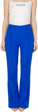Only Wide Trousers, female, Blue, Size: L L32 Blue Bootcut Polyester Pants Collection