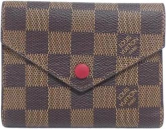 Louis Vuitton Pre-owned Wallets, female, Brown, Size: ONE SIZE Pre-owned Wallet (tri-fold)