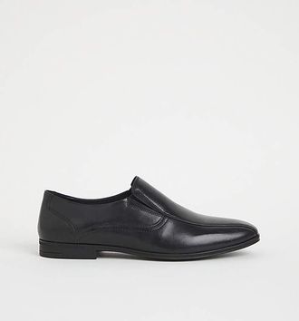 Jacamo Formal Leather Slip On Wide