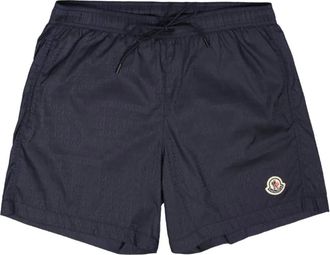 Moncler Costume da bagno con monogramma - Blu