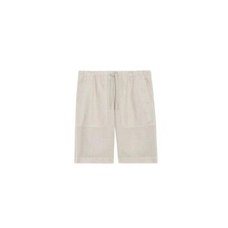 Zadig&Voltaire Casual Shorts, male, Beige, Size: W38 Pixels Lin Naturel Trousers