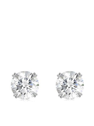 Pragnell 18kt white gold diamond Windsor stud earrings - Silver