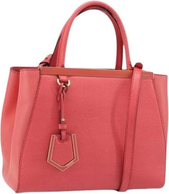 Fendi Pre-owned Vintage Handtas - Dames - Vintage Handtas - Roze - ONE Size - Leer - Vintage