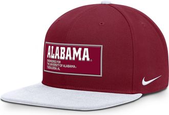 Nike Alabama On-Field Pro Nike Mens Dri-FIT College Adjustable Hat in Red | NC1299MIABN-PNR