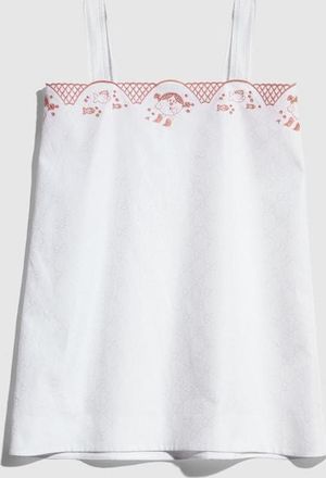 Gucci Kids - GG Cotton Jacquard Dress, White