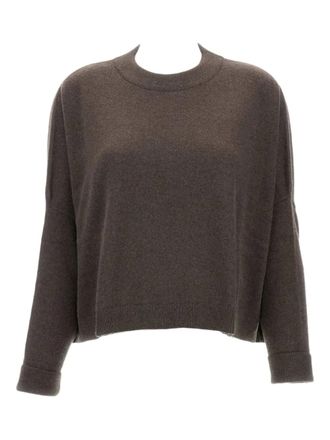 Dusan crew-neck sweater - women - Cashmere - L - Brown
