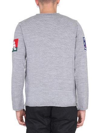 Comme Des Gar&ccedil;ons Wool Jersey Sweater - Gray