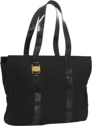 Ferragamo Pre-owned Nylon shoulder-bags - Dames - Vintage Shopper - Zwart - ONE Size - Nylon - Vintage