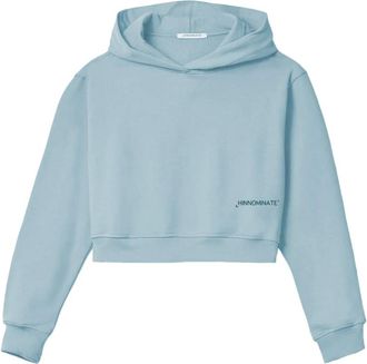 Hinnominate Hinnominate, Dames, Sweatshirts & Hoodies, Blauw, Maat: XS Modal