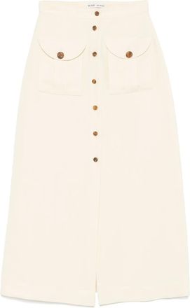 Blaz&eacute; Milano Savannah midi-rok - Geel