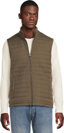 Johnston & Murphy Reversible Vest Mens Clothing Olive/Marled Olive : 2XL, Cotton/Polyester
