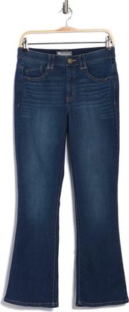 Democracy Embroidered Pocket Bootcut Jeans in Indigo at Nordstrom Rack, Size 10P