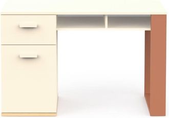 Calicosy Calicosy - Escritorio con 1 puerta abatible, 1 cajón y 2 compartimentos L120 cm - camillia