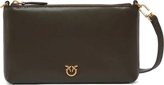 Pinko Clutch con logo - Verde