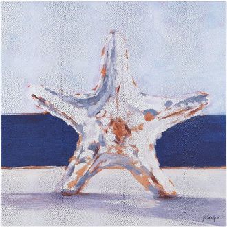 Empire Art Direct Coastal Serenity Ii Metallic Wrapped Canvas Wall Art