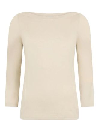 Malo boat-neck sweater - Beige