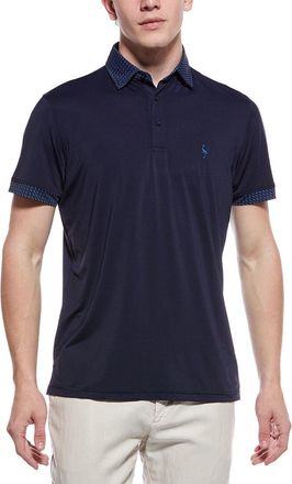 Tailorbyrd Tailorbyrd Micro Perforated Performance Polo Shirt
