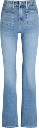 Good American Jeans met opgestikte zak - Blauw