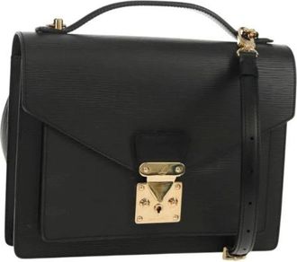 Louis Vuitton Pre-owned Handbags, female, Black, Size: ONE SIZE Pre-owned Vintage Handbag
