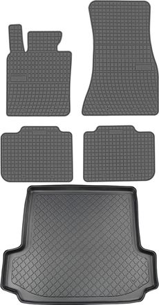 OEM Juego De Alfombrillas De Goma Para Coche Y Alfombrilla Para Maletero Para Bmw Serie 6 Gran Turismo G32 Liftback A Partir De Noviembre De 2017