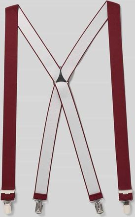 Willen Krawattenfabrik Hosentr&auml;ger in Y-Form in Bordeaux, Gr&ouml;&szlig;e 1