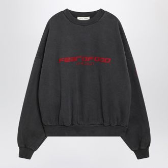 Fear of God Grey Washed Cropped Chicago Sweatshirt