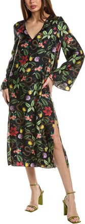 Borgo De Nor Borgo De Nor Phoenix Silk Midi Dress