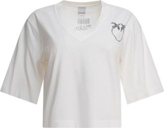 Pinko T-shirt in cotone - - Tops - Donna - Bianco - XS