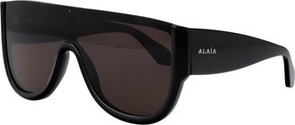 Alaia Womens Sunglasses Aa0087s Black Acetate Black-Black-Grey Black/black/grey