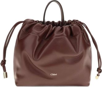 Chlo&eacute; Mini Icons Shoulder Bag - Bags - Mujer - Marr&oacute;n - ONE SIZE