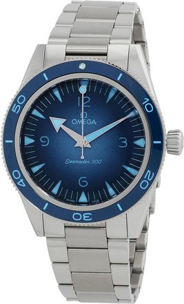 Omega Pre-owned Omega Seamaster Automatic Chronometer Blue Dial Mens Watch 234.30.41.21.03.002