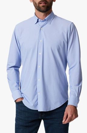 34 Heritage Geometric Button-Up Shirt in Blue at Nordstrom, Size Xx-Large
