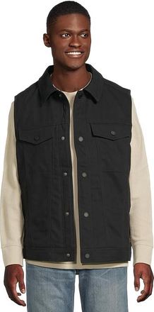 Ariat Canvas Rancher Vest Mens Jacket Black : 2XL, Cotton