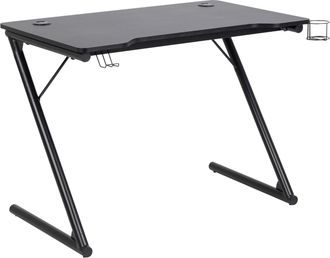 Furniture To Go Trooper Gaming Desk in Black