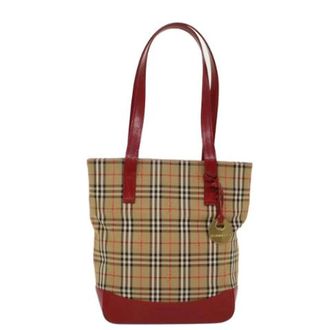 Burberry Pre-owned Tote Bags, female, Multicolor, Size: ONE SIZE Pre-owned Nova check tote