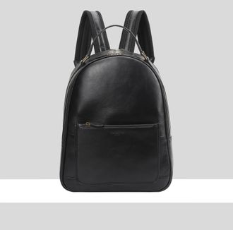 Paul Costelloe Mens Carter Leather Backpack - Black - One Size