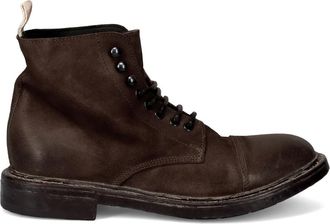 Moma Lace-up Boots, male, Brown, Size: 8 US Brown Lace-Up Ankle Boot