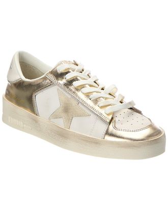 Golden Goose Stardan Con Collarino Leather & Suede Sneaker