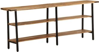 vidaXL Console Table 180x35x70 cm Solid Wood Mango Vidaxl