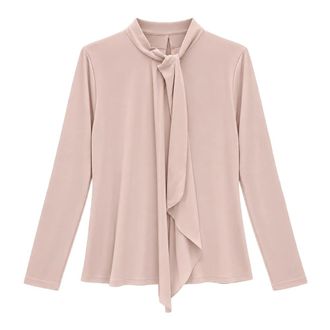 Seventy Blusa elegante con pa&ntilde;uelo - Blouses & Shirts - Mujer - Rosa - S